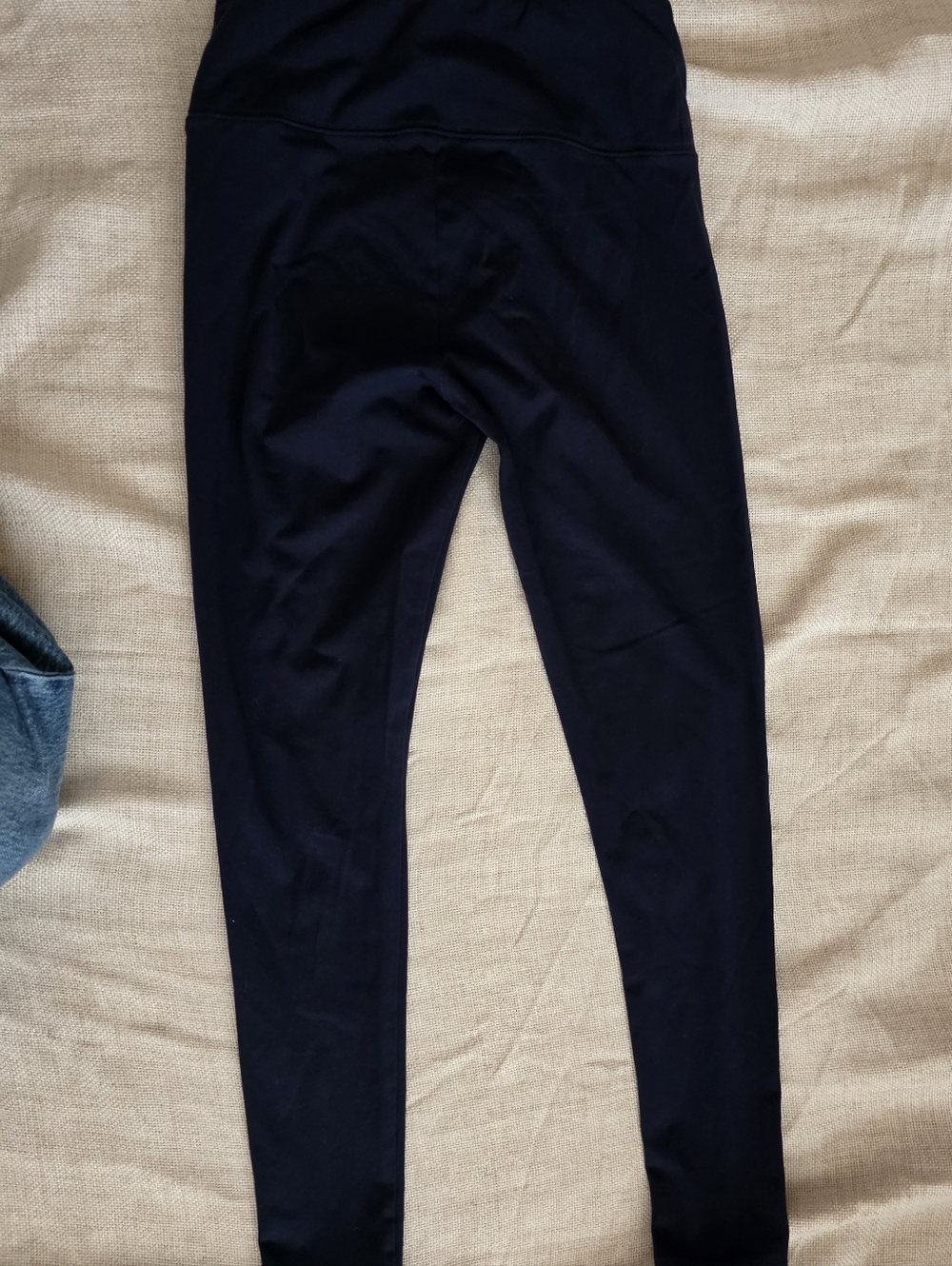 Soft Surroundings Navy High-Waist Leggings Yogs Gym Workout Gear Size XS